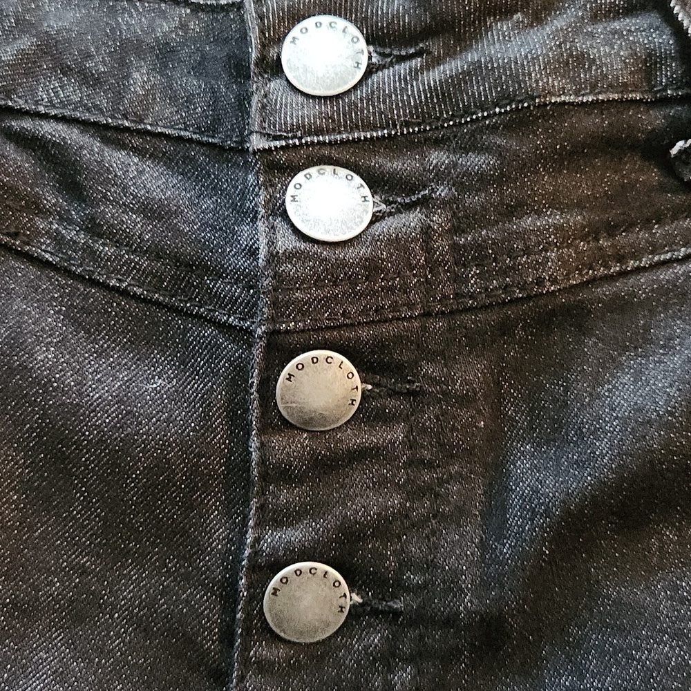 [Modcloth] Hi Rise Button Up Jeans - Size 10 - Picture 7 of 9